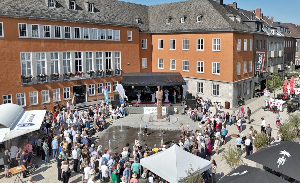 Einweihung des neuen Marktplatzes: Jülich feiert sein Herz